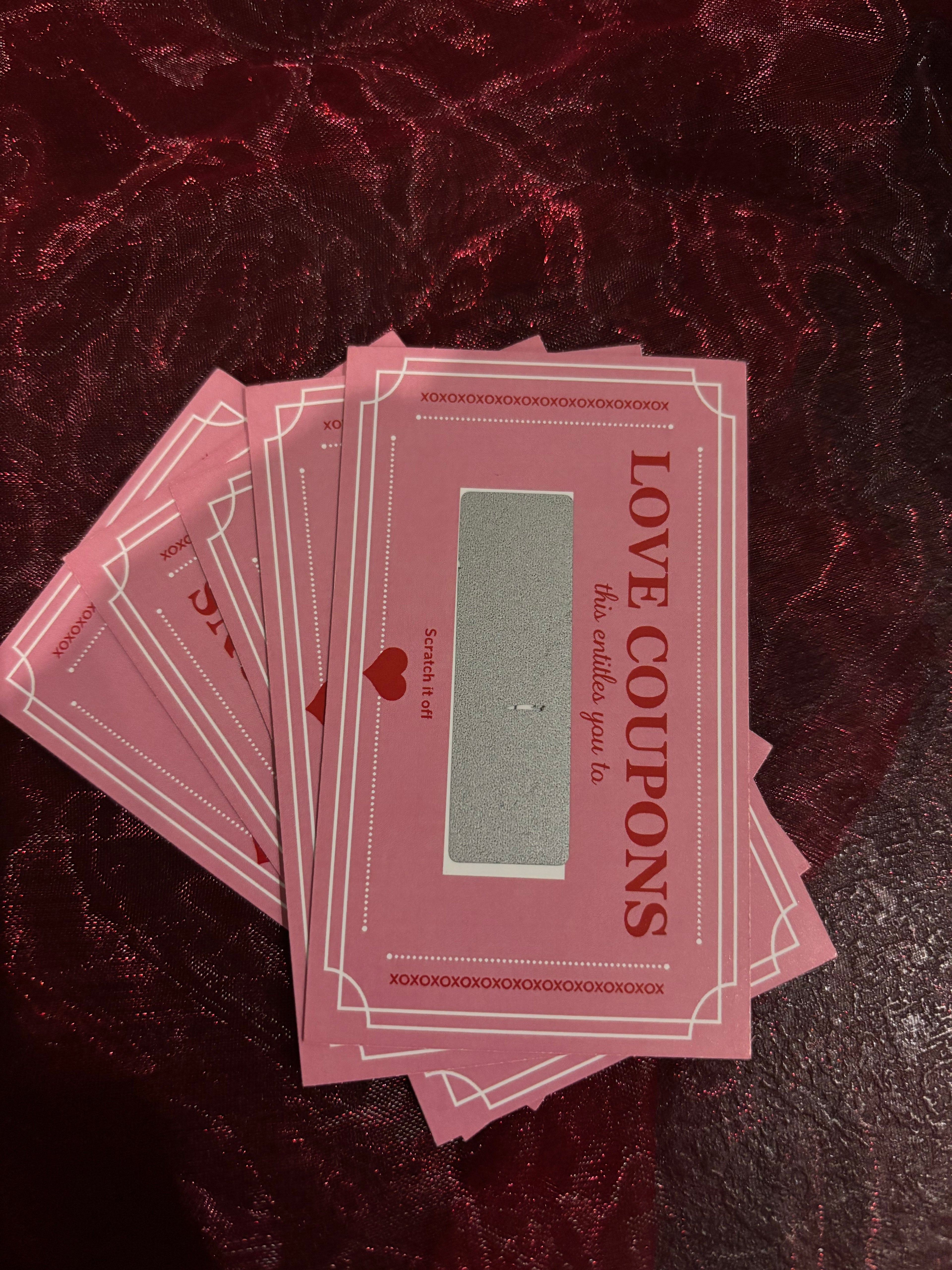 Coupons à gratter